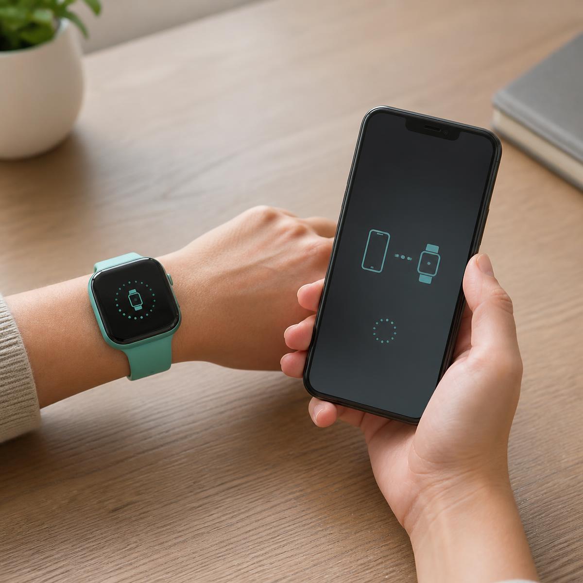 brievelo Aura wird mit dem Smartphone verbunden
